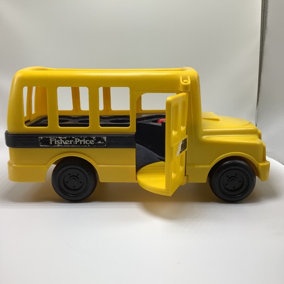 1991 Fisher-Price Little People School Bus #2372‎ - 3 Chunky Figures Vintage - Picture 5 of 16